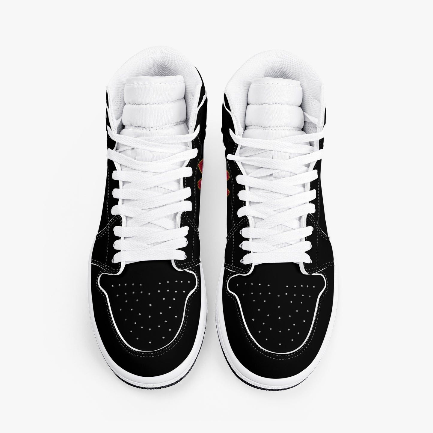 Heavensent Black High-Top Leather Sneakers