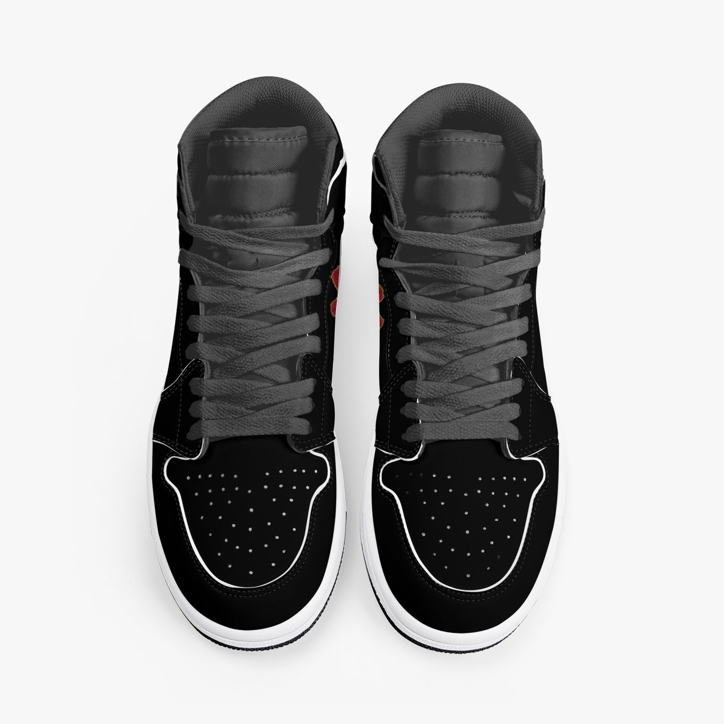 Heavensent Black High-Top Leather Sneakers